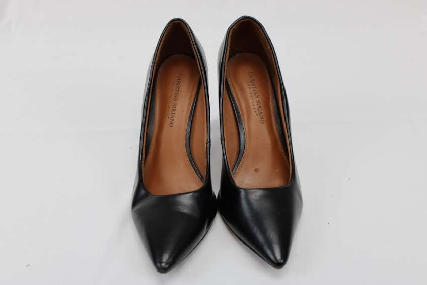 Christian Siriano synthetic leather stiletto, Women's 9 wide