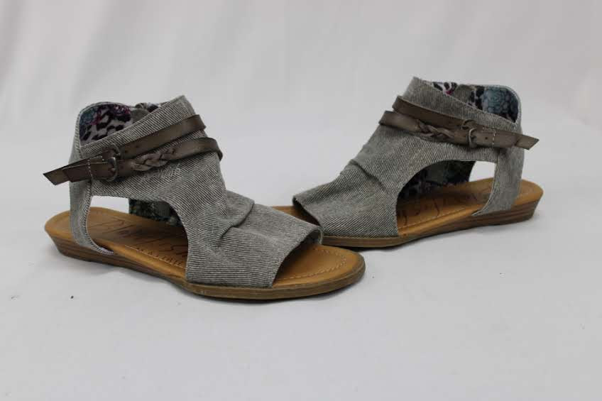 Blowfish canvas gladiator sandal, Women's 7