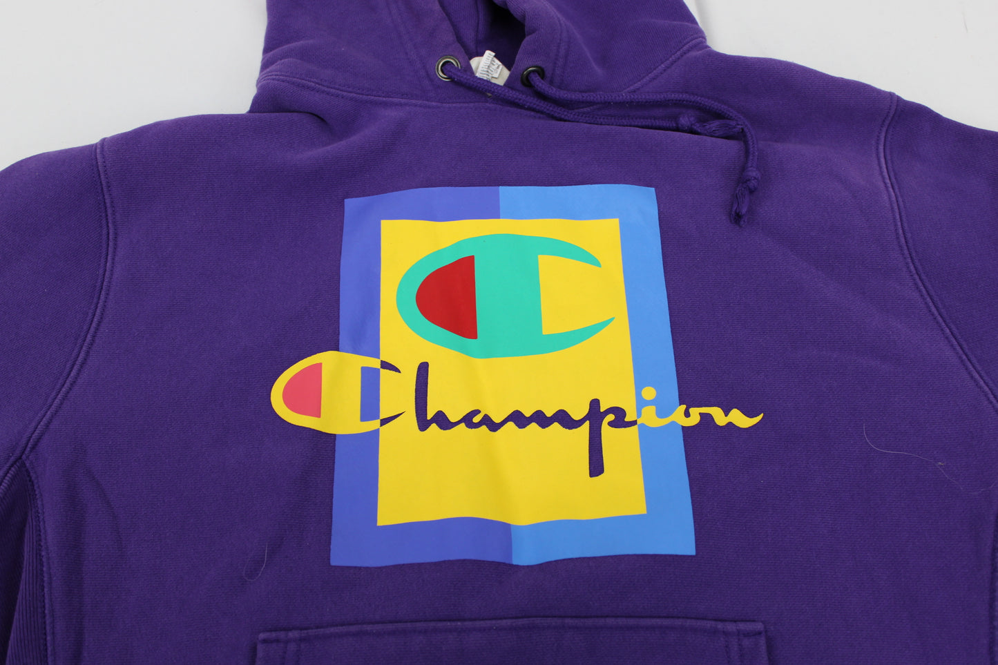 Champion vintage pullover hooded sweatshirt, Men's M