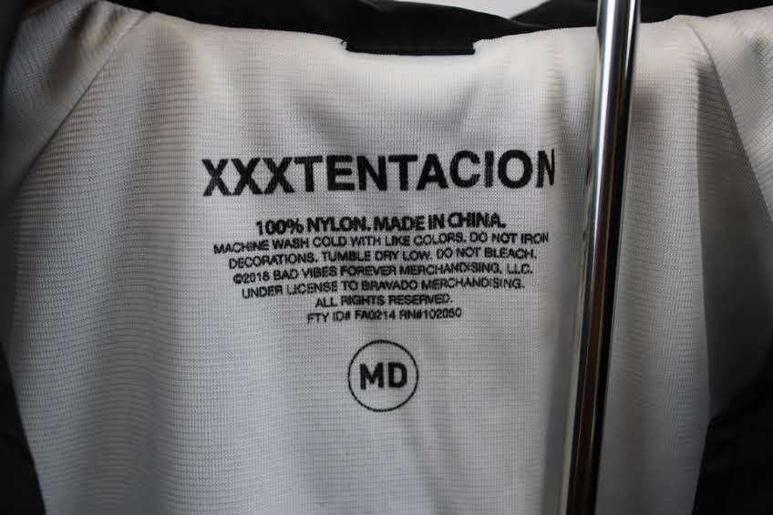 XXX Tentacion button down windbreaker jacket, Men's M
