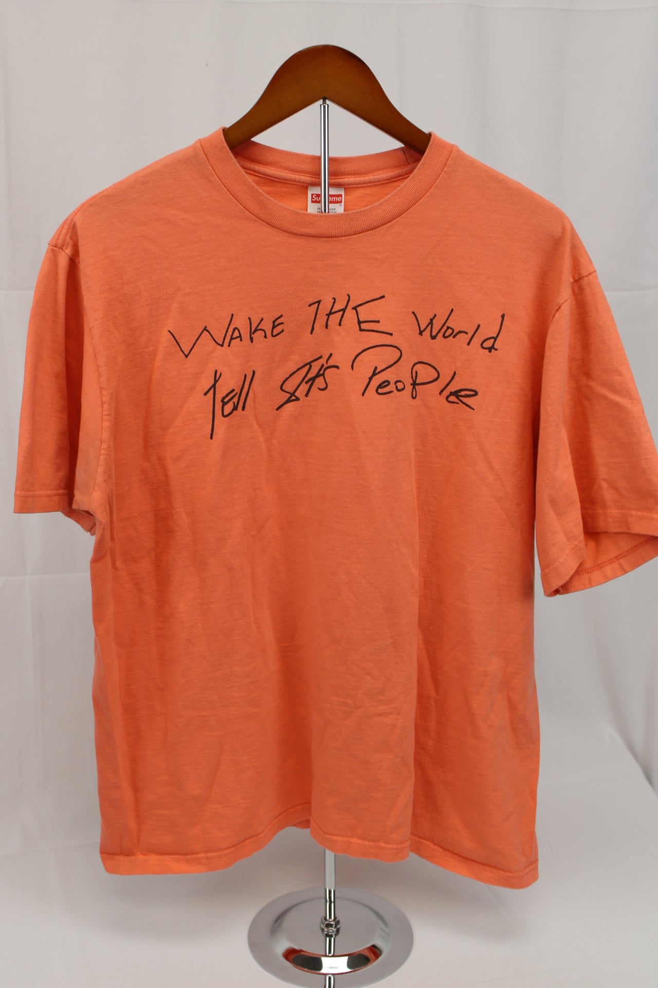 Supreme Buju Banton collab "Wake the World" t-shirt, L