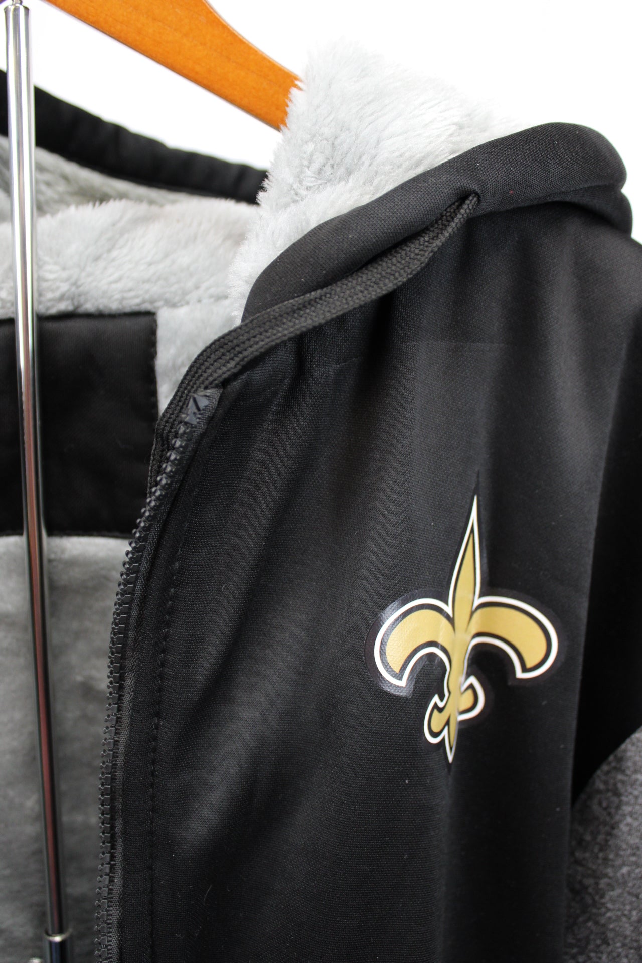 New Orleans Saints fleece lined sideline jacket, Men's L