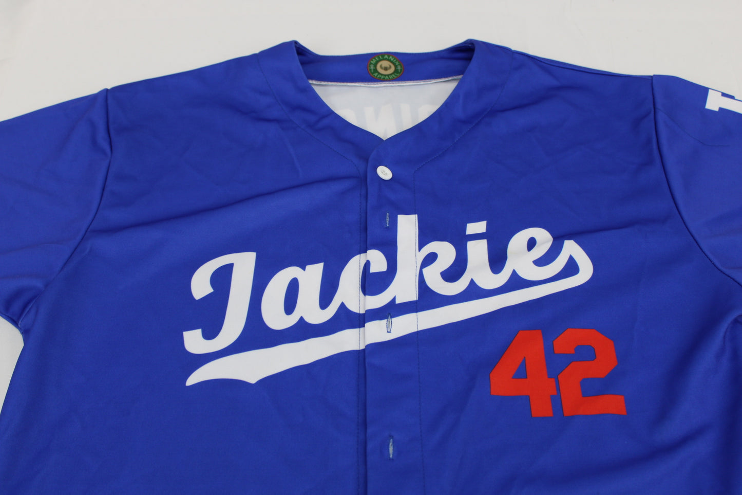Melanin Apparel Jackie Robinson commemorative jersey, Men's L