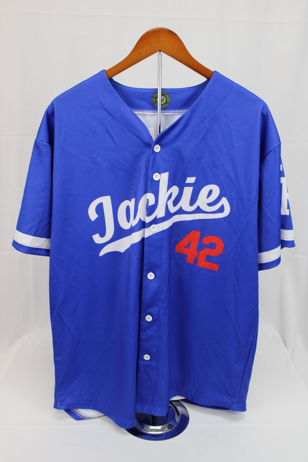 Melanin Apparel Jackie Robinson commemorative jersey, Men's L