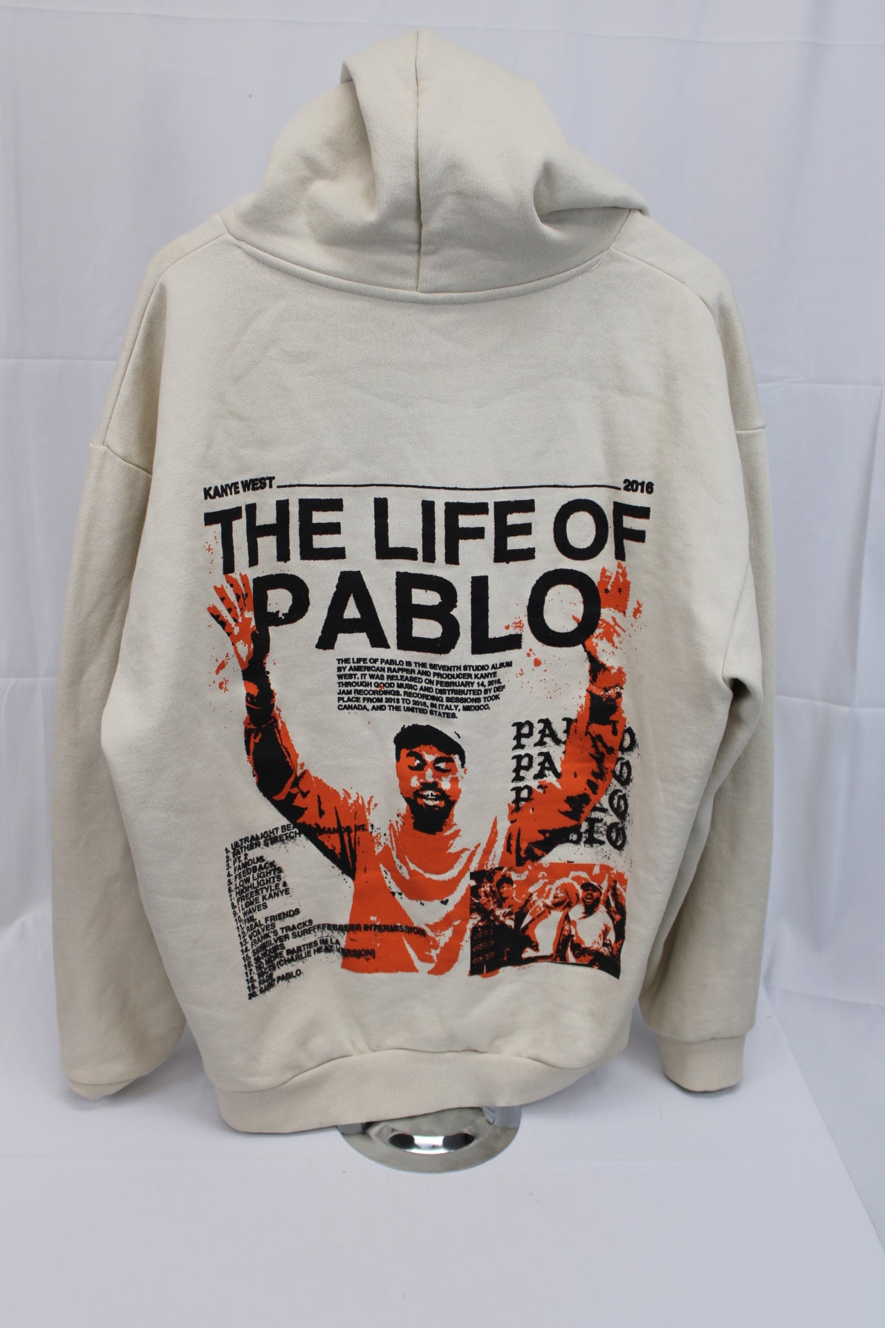 Kanye West "I Feel Like Pablo" album sweatshirt 2016, Men's L