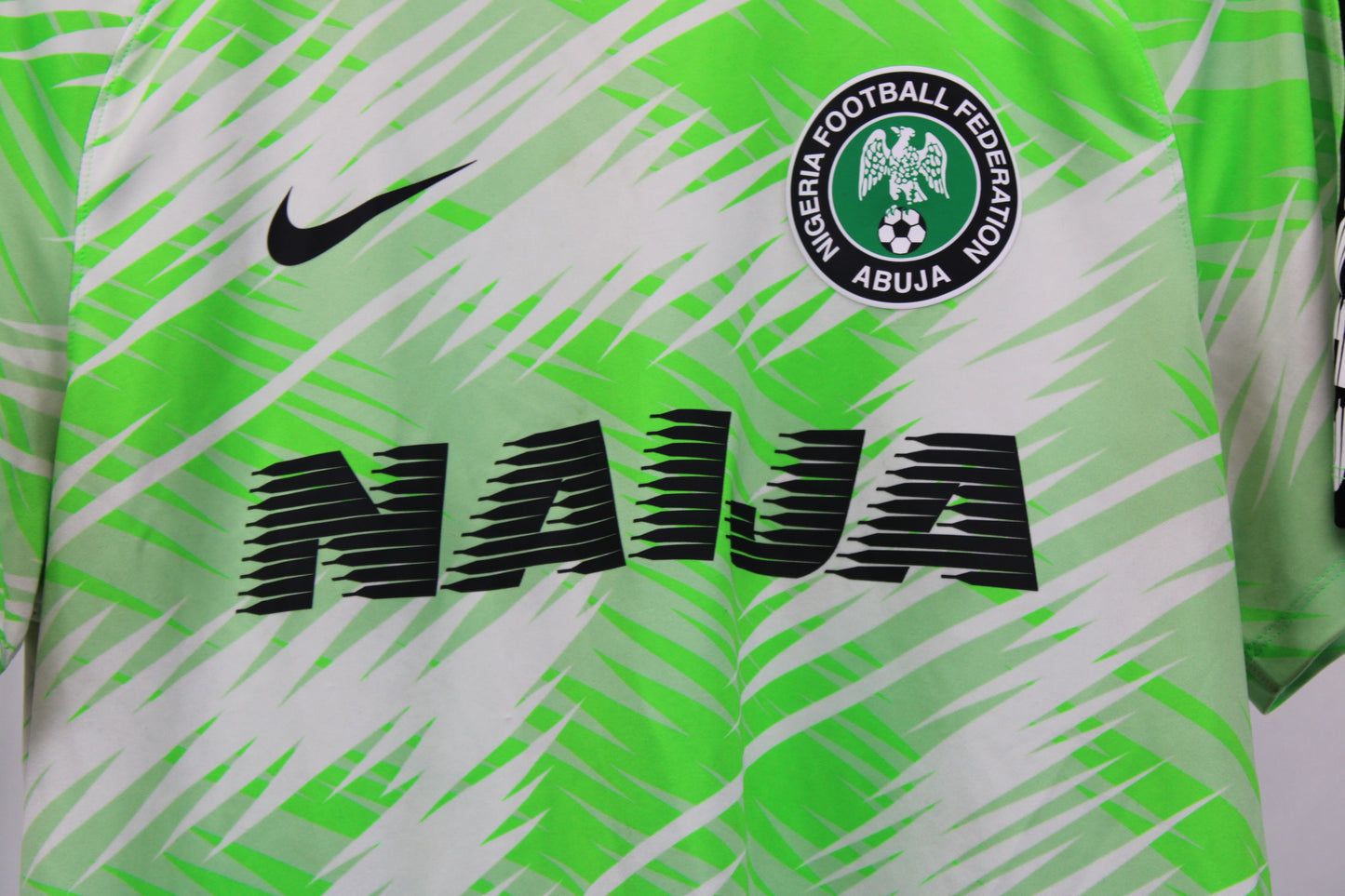 Nike Team Nigeria international soccer warmup jersey, Men's M