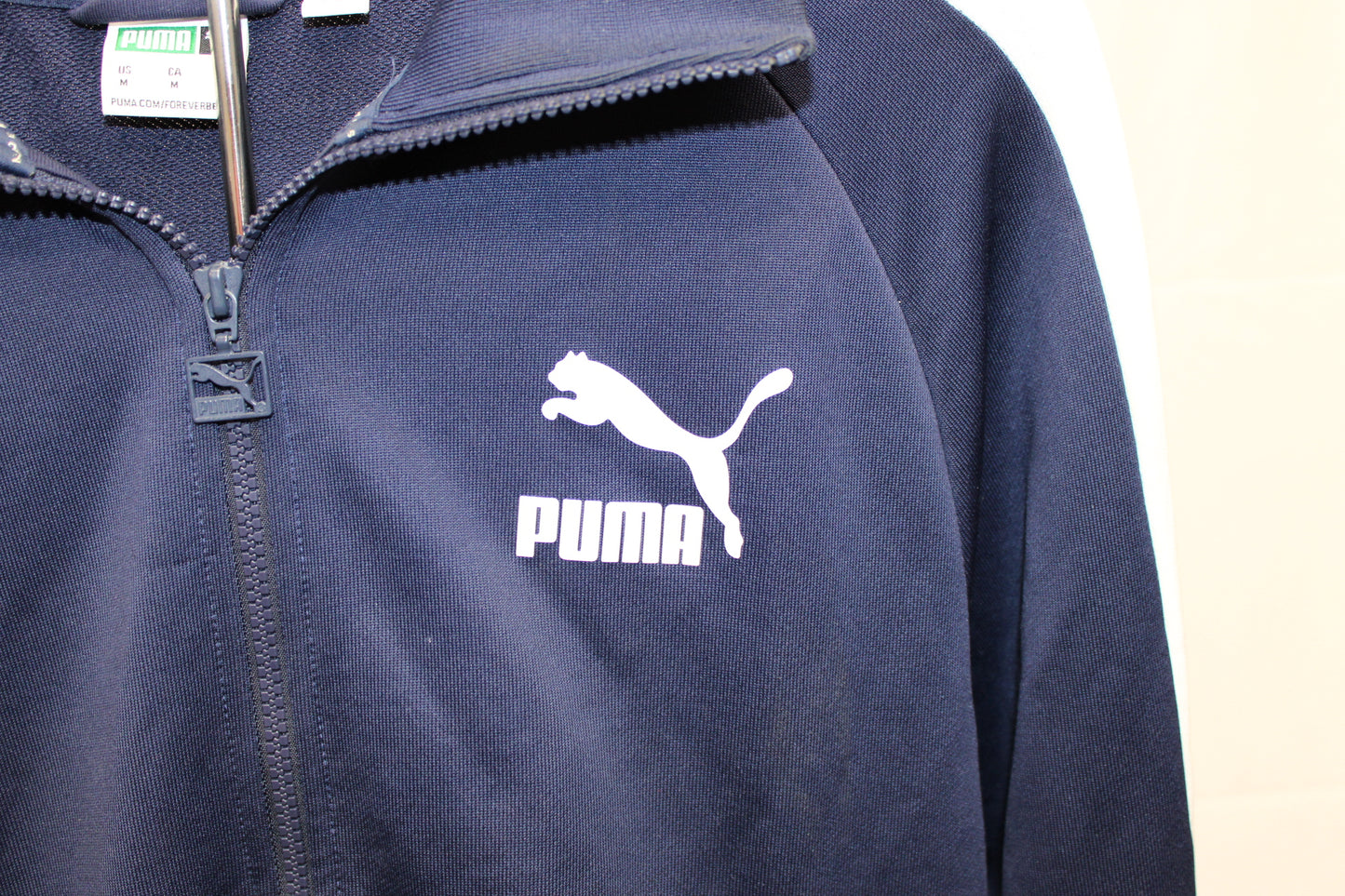 Puma polyester full zip track suit, Men's M