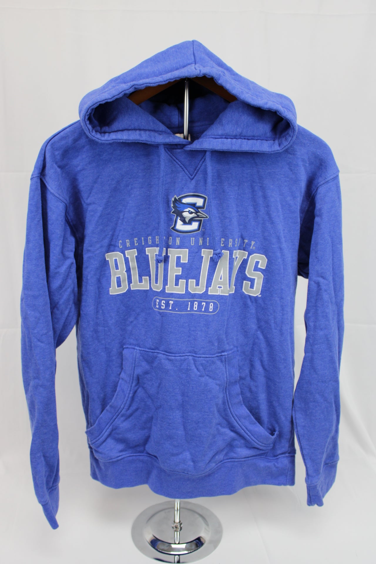 Creighton Blue Jays fleece lined hooded sweatshirt, Women’s S