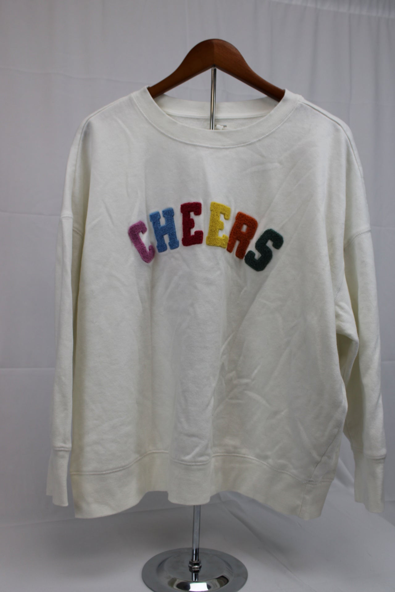 Maurice's "Cheers" crew neck sweatshirt, Women's XL