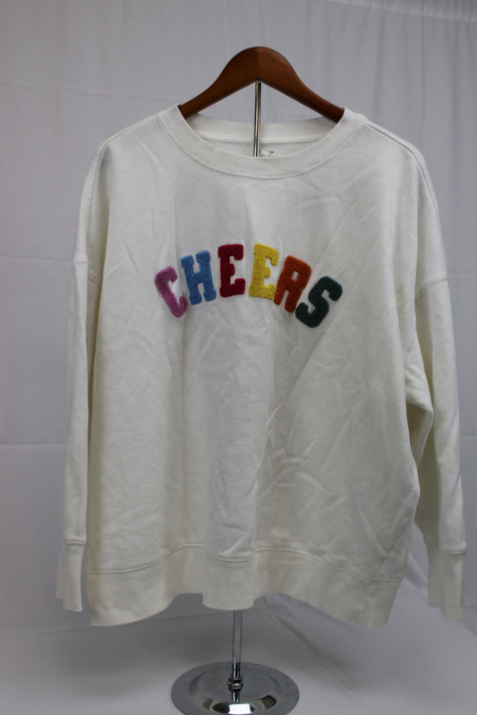Maurice's "Cheers" crew neck sweatshirt, Women's XL