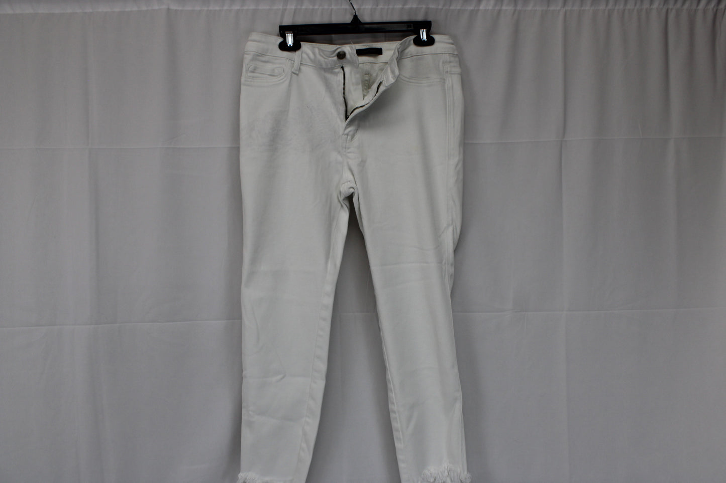 Flying Monkey mid-rise, ankle length skinny jeans, white, 32