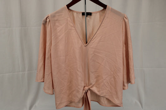 1. State 3/4 sleeve v-neck silk blouse, Women's L