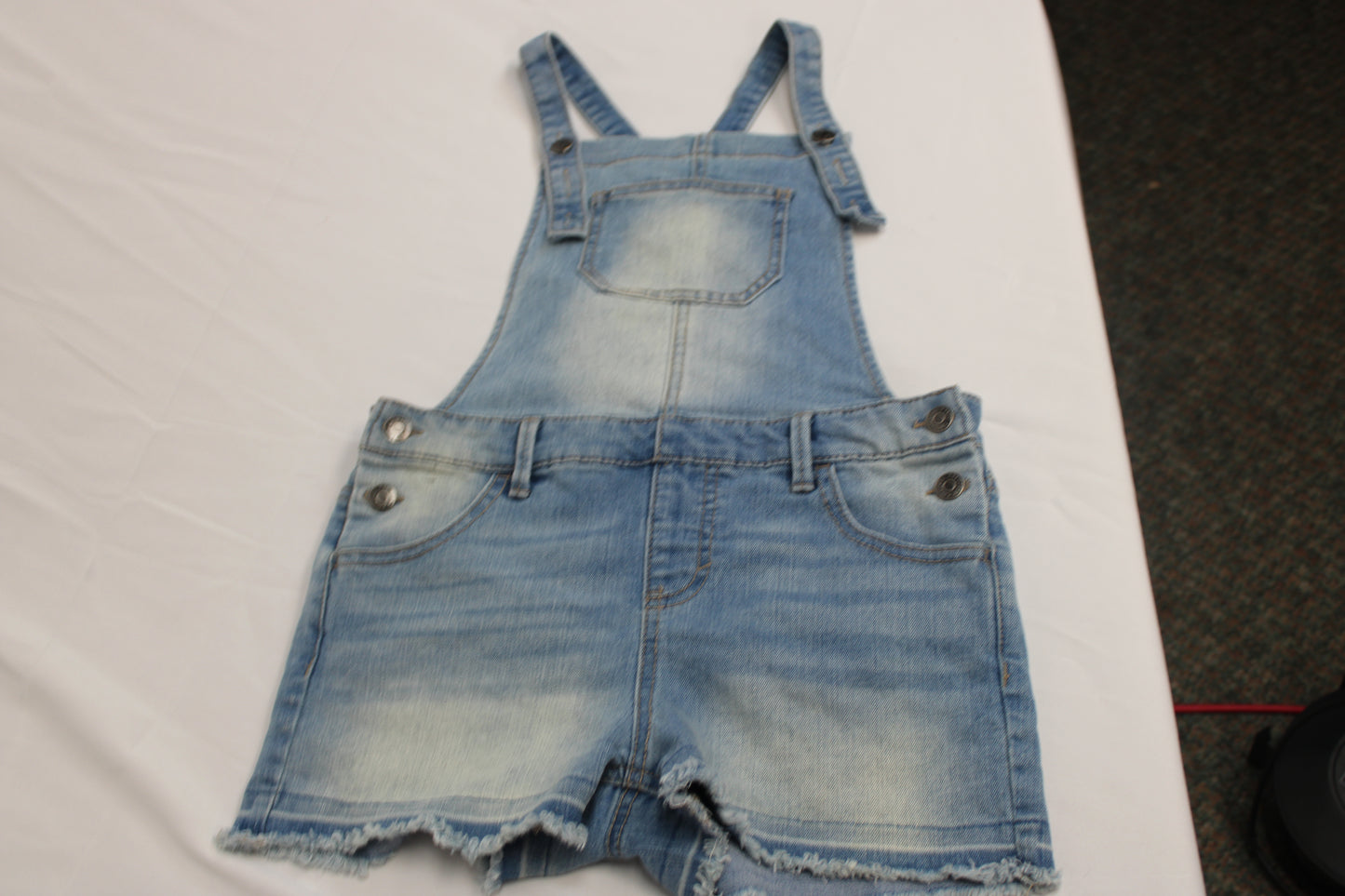 Cat & Jack Kids Denim Overall Shorts, 10