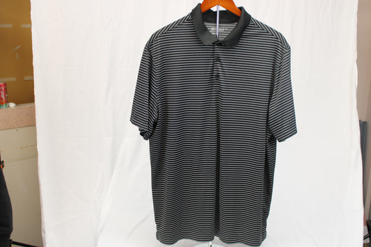 Nike Mens Golf Shirt Black, Size XL