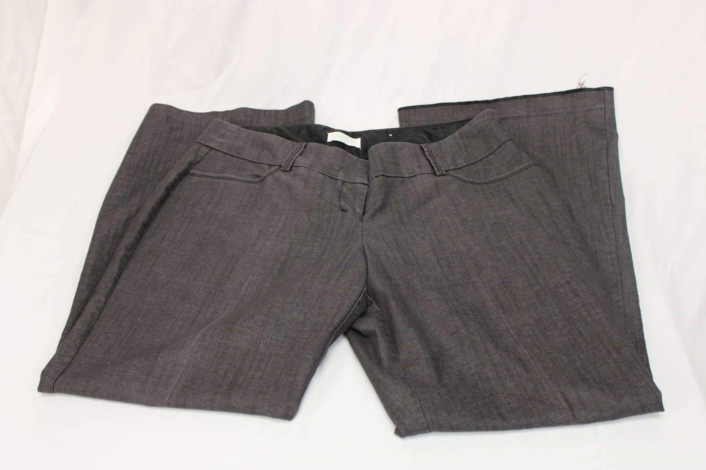 Maurice's straight leg trouser pants, gray, Women's 16