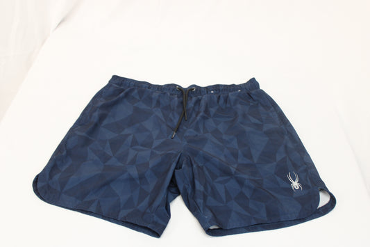 Spyder mesh lined navy blue swim short, Men's L