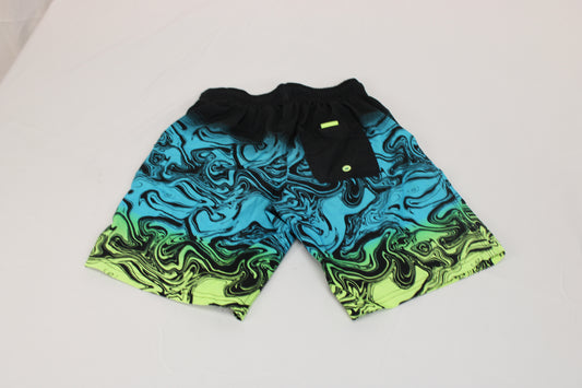 Wonder Nation nautical waves board short, Boy's 8