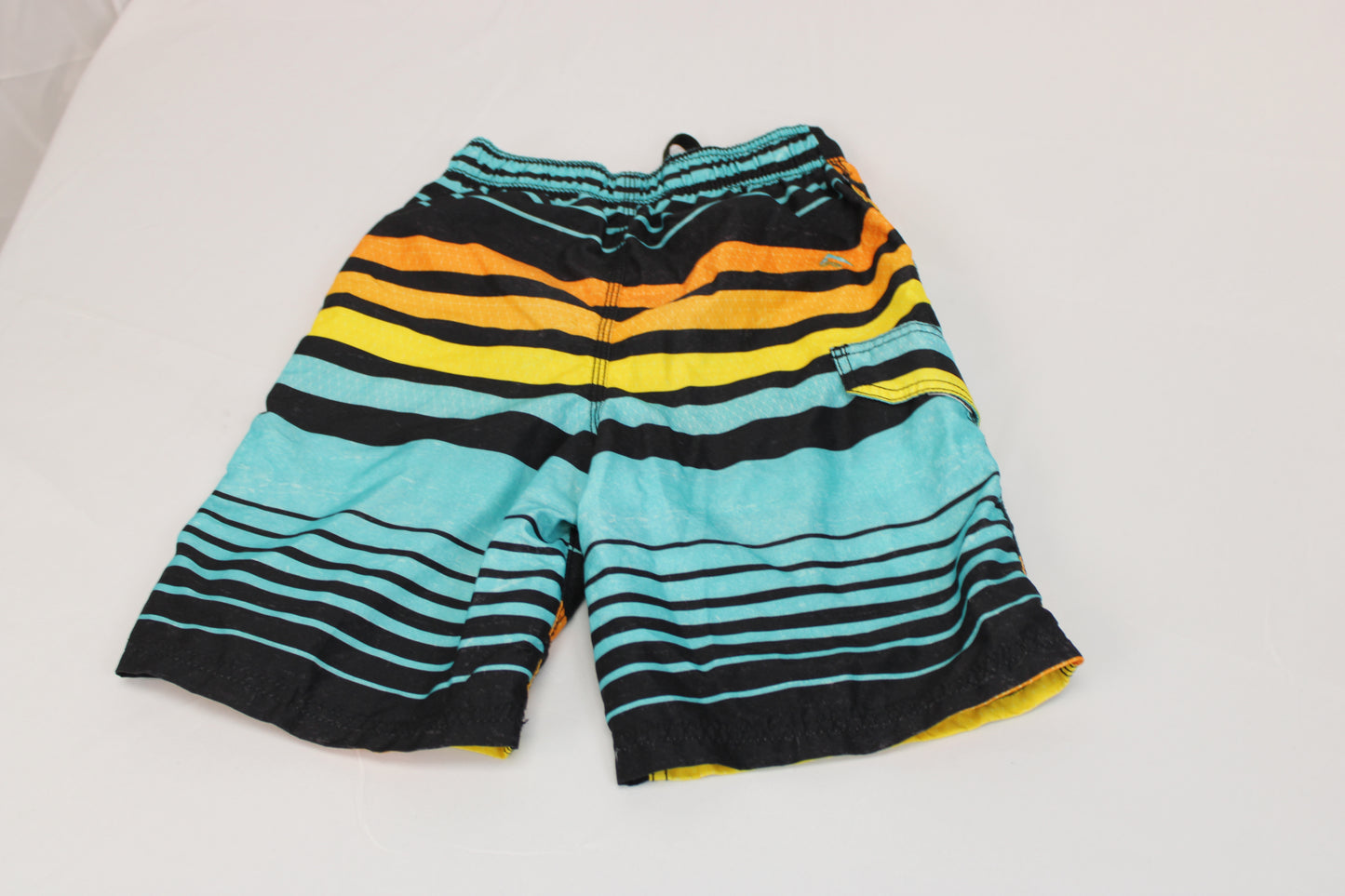 Kanu drawstring striped board short, Boy's 10/12
