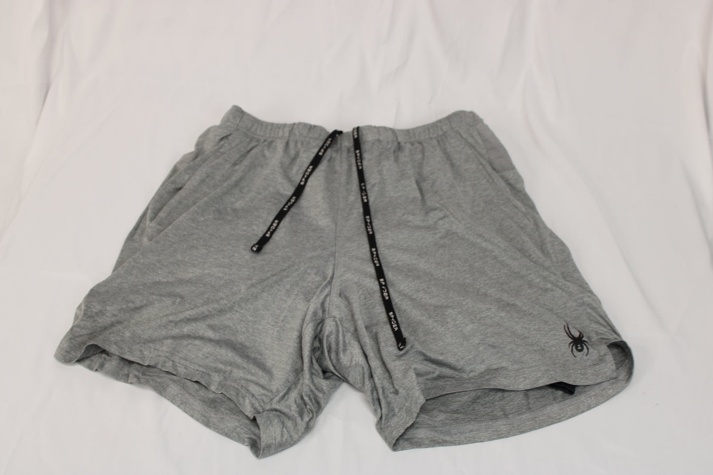 Spyder drawstring moisture wicking athletic shorts, Men's L