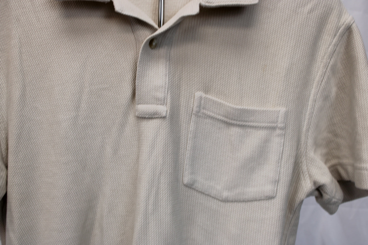 Banana Republic textured tan polo, Men's M