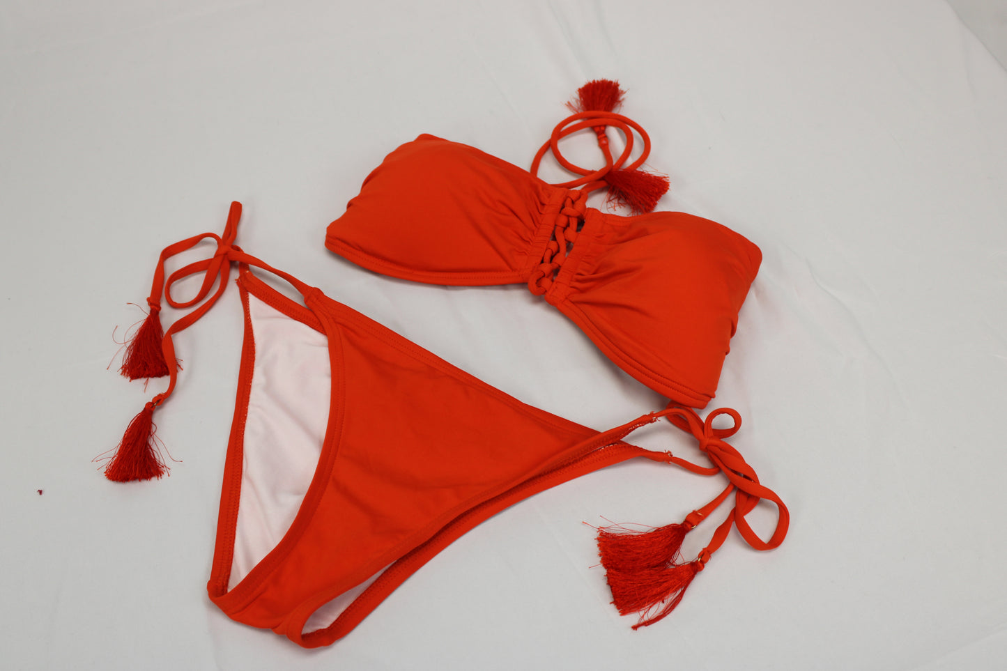 Michael Kors 2 piece orange swimsuit, Women's M