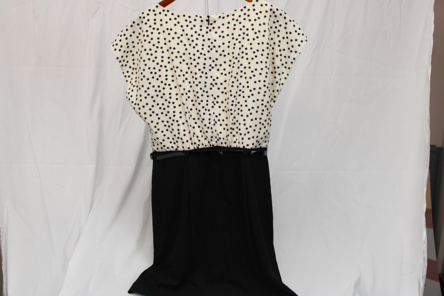 Alyx short sleeve midi dress, polka dots, Women's 4