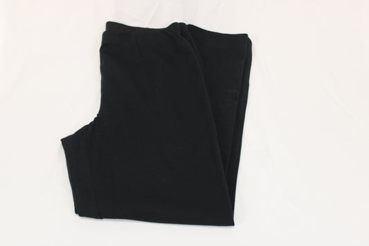 Ponte polyester black leggings, Women's M