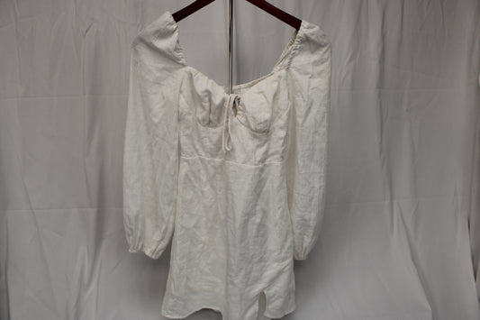 Princess Polly white lined tunic, Women's L