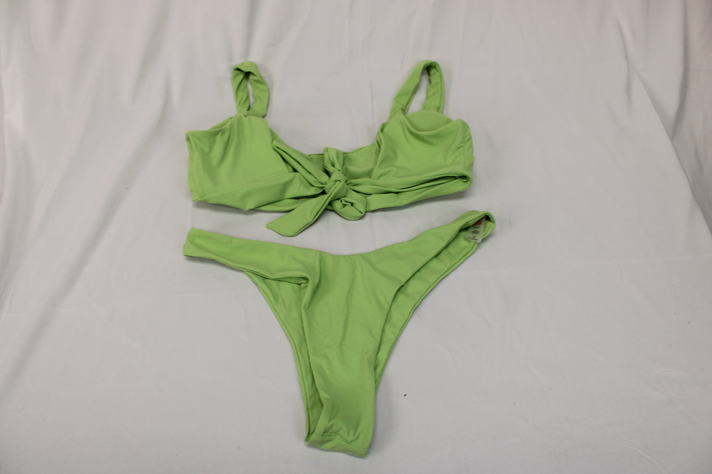 2 piece swimsuit, lime, Women's L