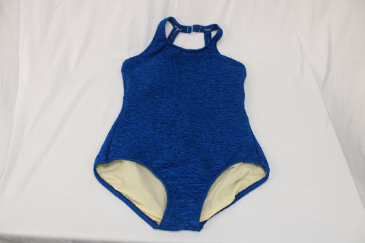 One piece blue swimwear, Women's L