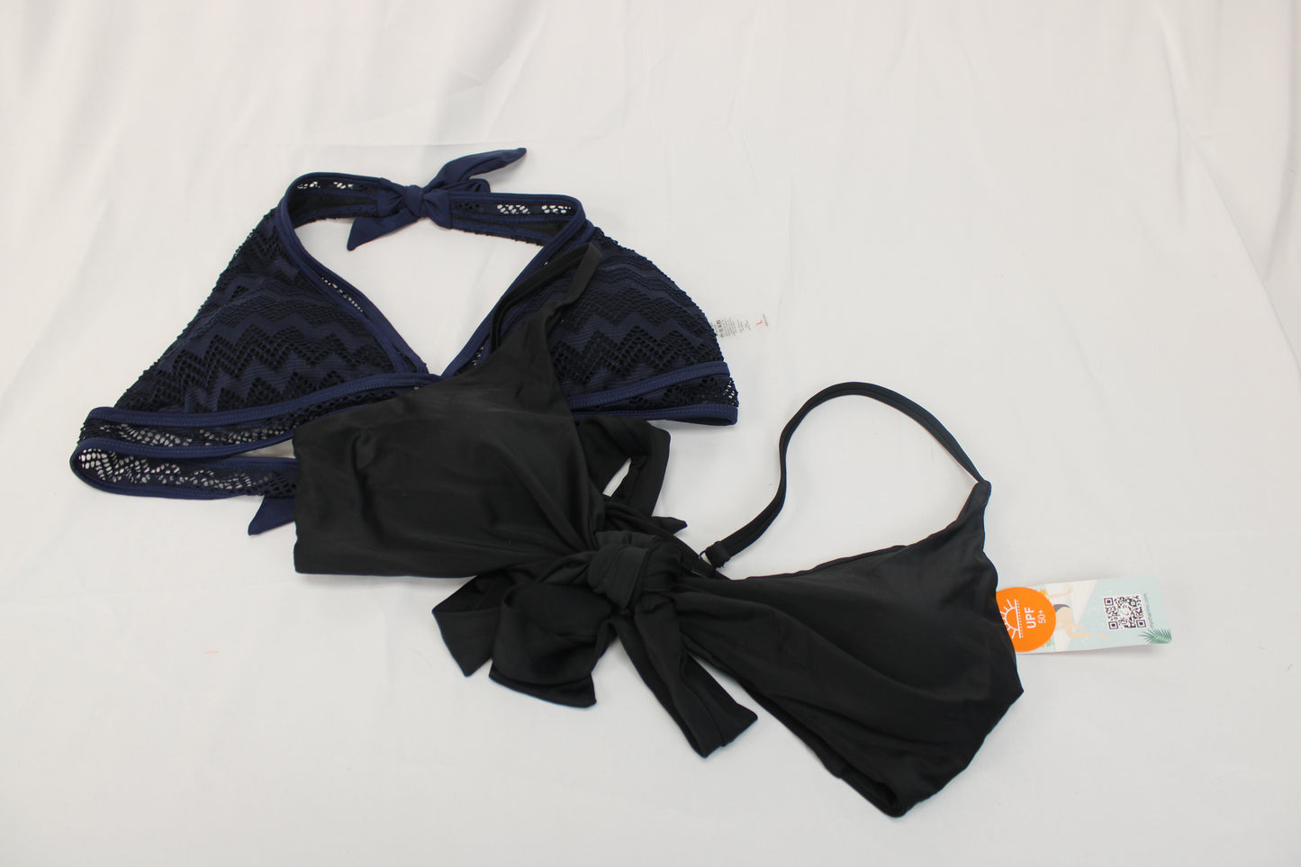 NWT Women's swim top bundle, Navy & Black, Women's L
