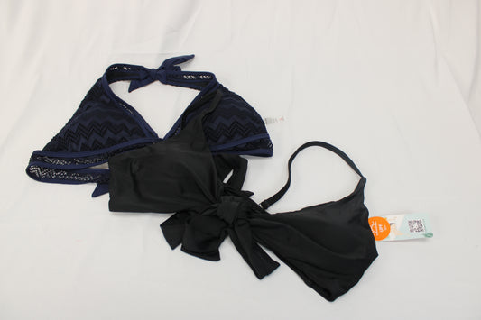 NWT Women's swim top bundle, Navy & Black, Women's L