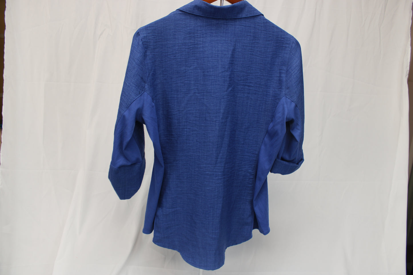 Cavalini 3/4 sleeve linen blouse, Women's L