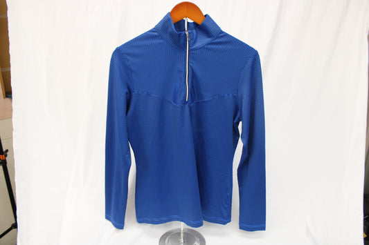 Cutter & Buck 1/2 zip long sleeve moisture wicking top, Men's M