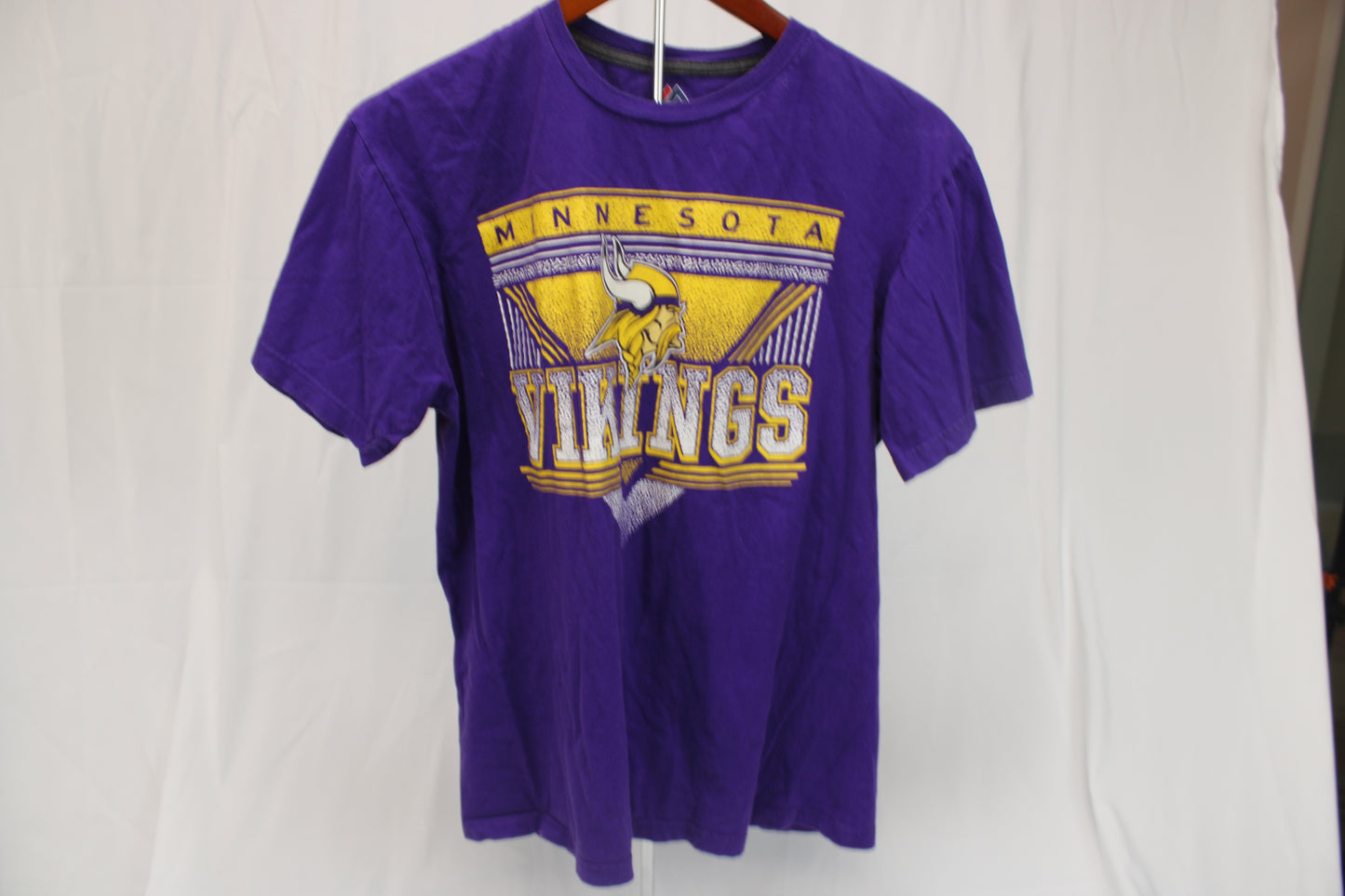 Majestic Minnesota Vikings cotton t-shirt, Men's L