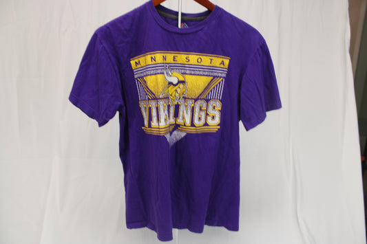 Majestic Minnesota Vikings cotton t-shirt, Men's L
