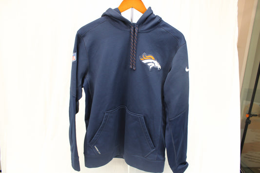 Nike Therma Fit Denver Broncos hooded sweatshirt, Men's S