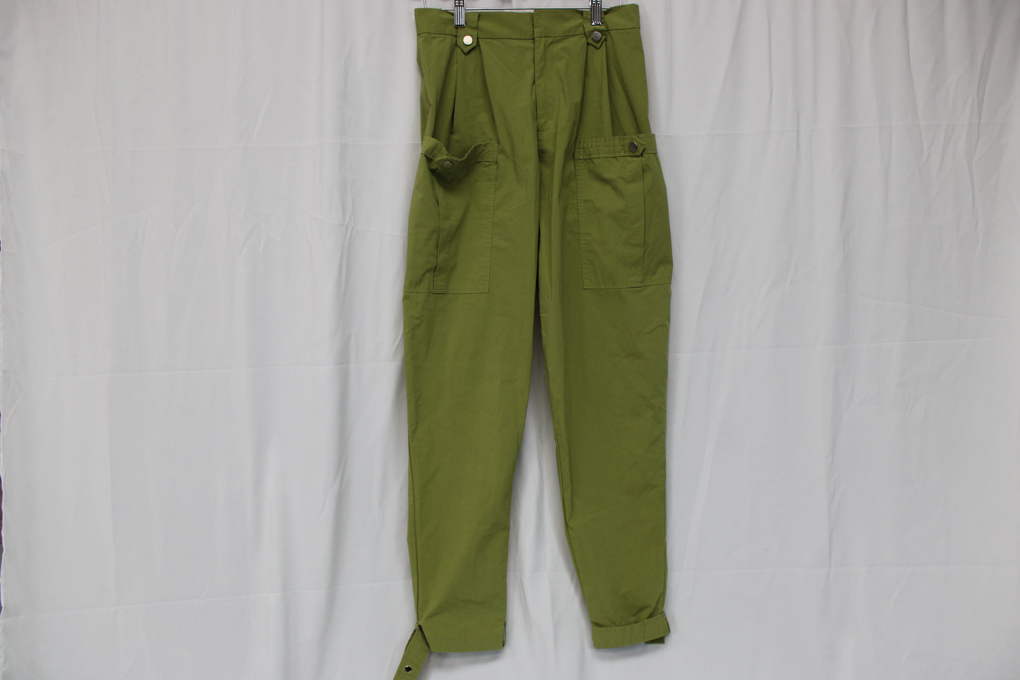 Gentle Herd nylon cargo pant, olive,  Women's M