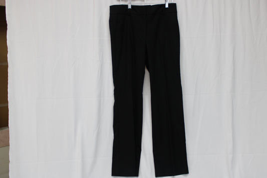 Ann Taylor Loft black polyester trouser pant, NWT, Women's 8P