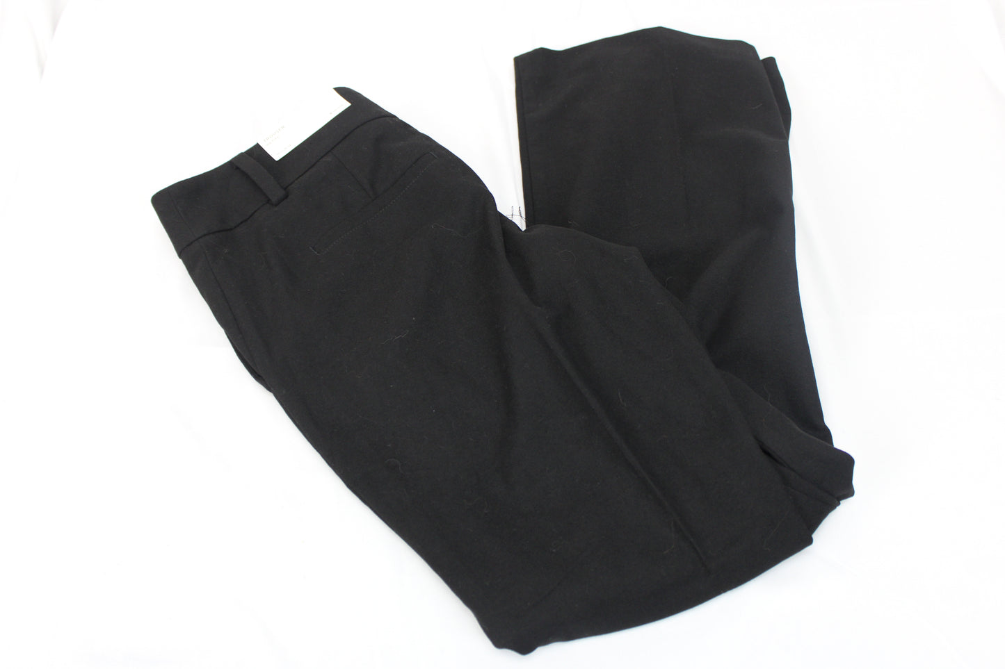 Ann Taylor Loft black polyester trouser pant, NWT, Women's 8P