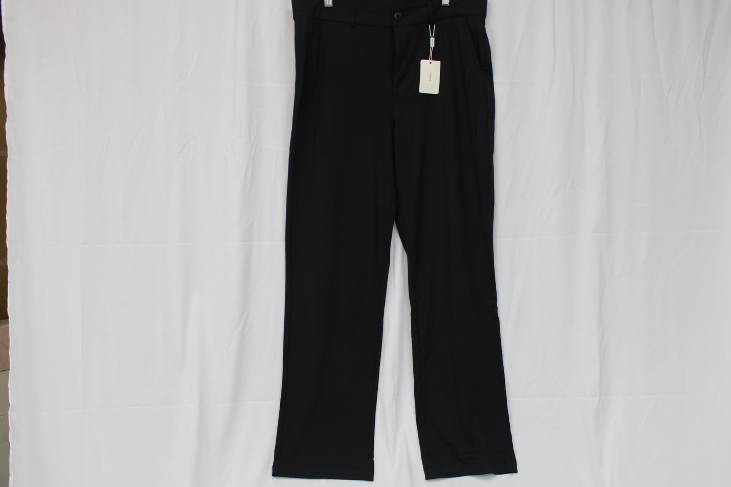 Bamans polyester black trouser pants, NWT, Women's 16