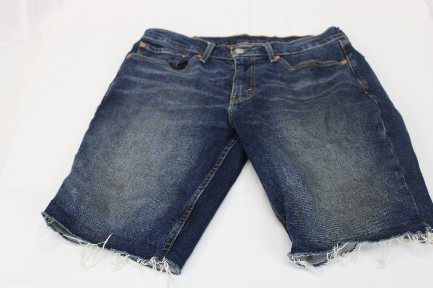 Levi's dark wash 511 slim fit jean shorts, Men's 34