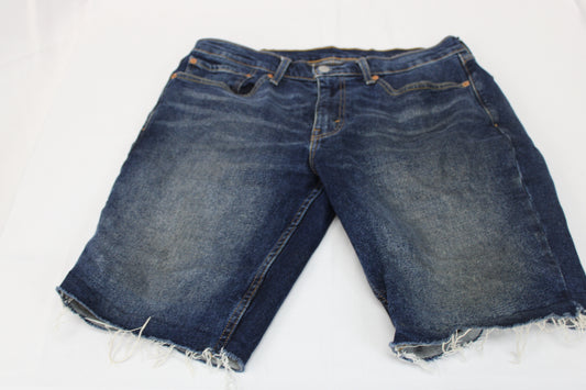 Levi's dark wash 511 slim fit jean shorts, Men's 34