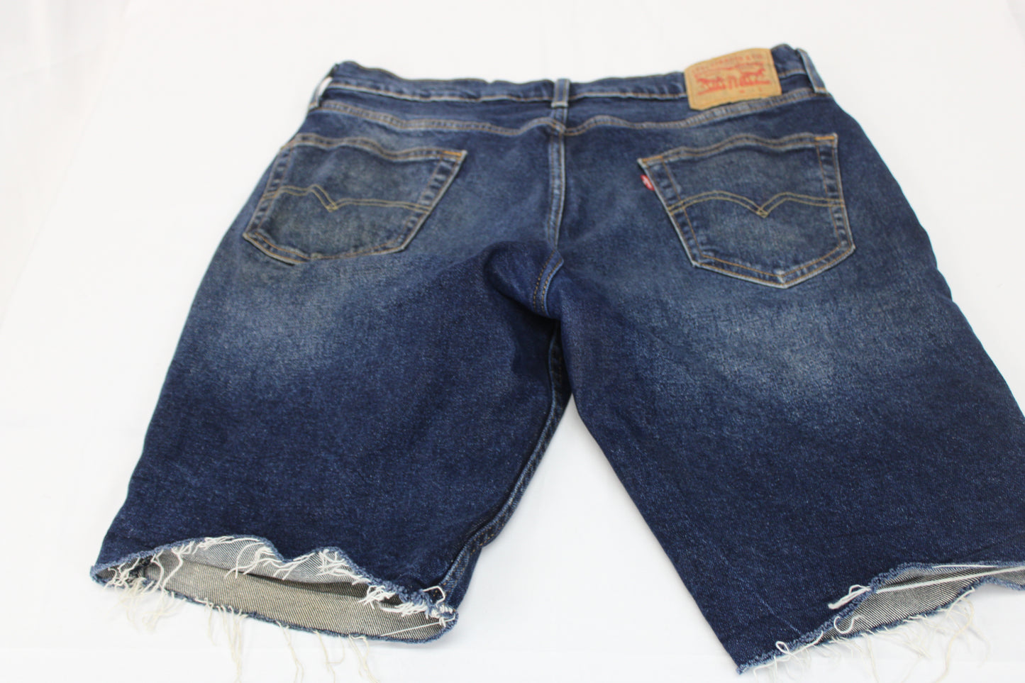 Levi's dark wash 511 slim fit jean shorts, Men's 34