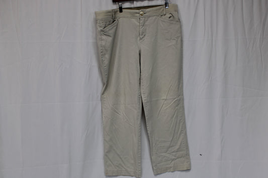 Christopher Bank wide leg short cotton dress trouser, Women's 14