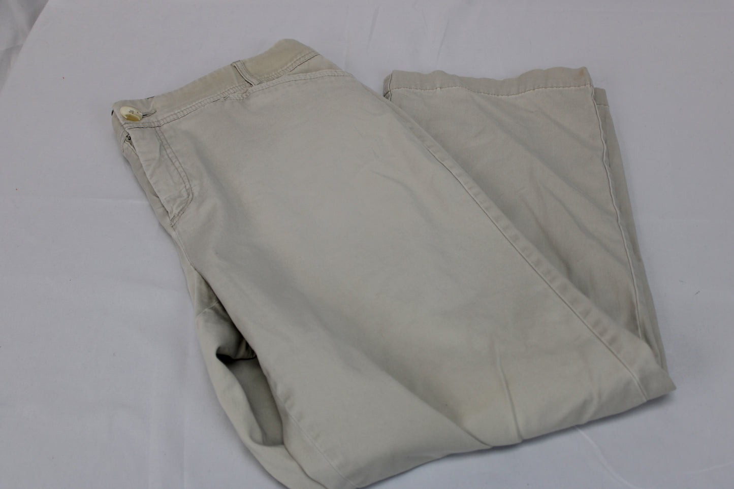 Christopher Bank wide leg short cotton dress trouser, Women's 14