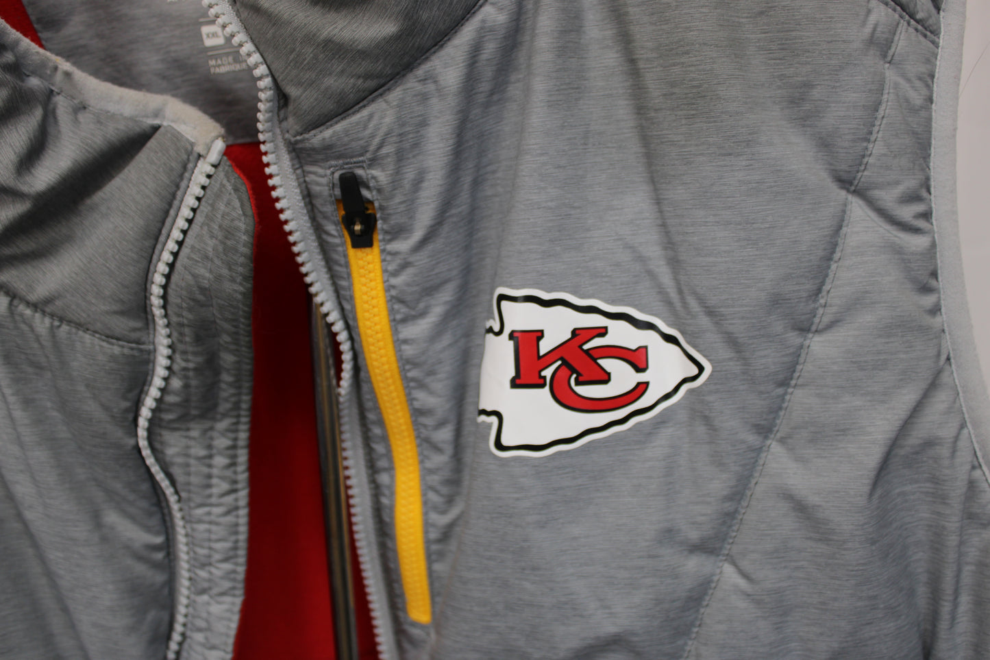 Nike Kansas City Chiefs on field sideline vest, Men's XXL