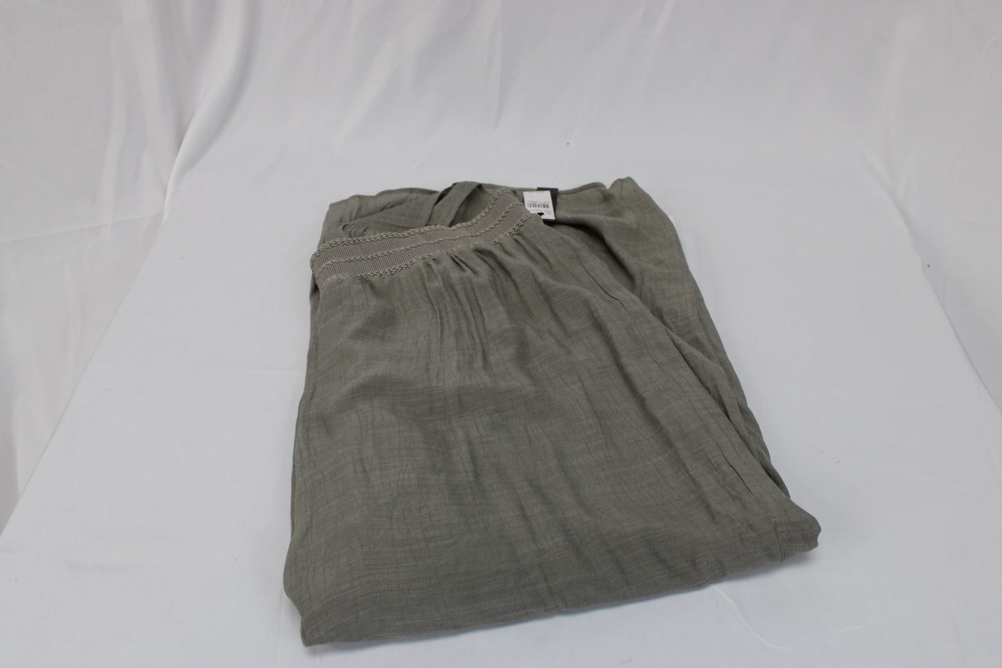 NWT AB Studio Women's Elastic Waist Wide Leg Pants, Size XXL