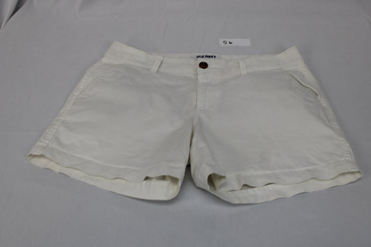 Old Navy Women's White Chino Shorts, Size 4