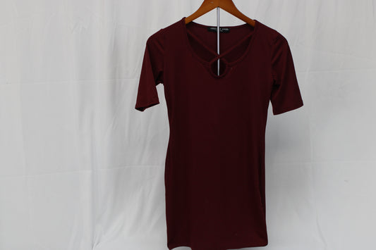 Absolute Angel short sleeve tunic top, Women's M
